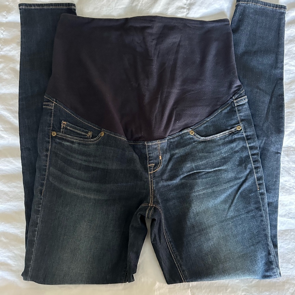 H&M Maternity skinny blue jeans